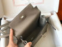 Hermès Kelly Danse II dark gray Evercolor leather with Silver - Default Title - View 9