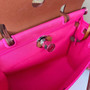 Hermès Herbag Zip 31 hobnailed bag h085131 brown plum - Default Title - View 7