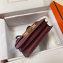 Hermes Constance Bag 19 Wine Red Epsom Leather Gold H083923 - Default Title - View 5