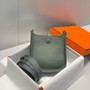 Hermes Mini Evelyne 16 Bag in Taurillon Clemence Leather H069428 - Default Title - View 2