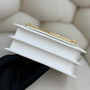 Hermès Mini Roulis Bag White Evercolor Gold Hardware H50308 - Default Title - View 7