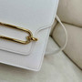 Hermès Mini Roulis Bag White Evercolor Gold Hardware H50308 - Default Title - View 3
