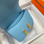 Hermes Constance Bag 19 Blue Epsom Leather Gold H083924 - Default Title - View 6