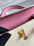 Hermes Kelly Bag 19 Epsom Leather Beige Purple Gold H82345 - Default Title - View 8