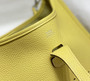 Hermès Evelyne III 29 Taurillon Clemence Shoulder Bag lemon yellow Silver - Default Title - View 6