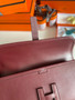 Hermes Wallet Clutch Swift Leather 29cm In Wine Red - Default Title - View 8