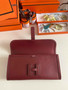 Hermes Wallet Clutch Swift Leather 29cm In Wine Red - Default Title - View 2