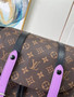 Louis Vuitton M46272 Christopher Backpack MM Monogram Canvas Purple - 38 x 44 x 21 cm / Purple - View 5