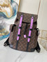 Louis Vuitton M46272 Christopher Backpack MM Monogram Canvas Purple - 38 x 44 x 21 cm / Purple - View 1