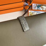 Hermes Jige Elan 29cm Wallet Clutch Swift Leather Gray lizard - Default Title - View 4