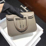 Hermes Mini Halzan 22 Bag Gray Swift Leather H082136 - Default Title - View 3