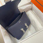 Hermes Constance Bag Navy Blue Epsom Leather Silver H2513 - Default Title - View 6