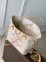 Louis Vuitton Neverfull MM Bag, M29483 Nude Rose Coated Canvas