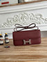 Hermès Constance bag in Wine Red Epsom leather H382691 - Gold - View 3