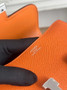 Hermes Constance Epsom Leather 19cm Orange Silver H082230 - Default Title - View 6