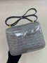 Hermes Constance Crocodile Leather Gray Gold H282263 - 19cm - View 2