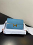 Hermes Constance Long To Go wallet H080126 Sky Blue Silver - Default Title - View 1