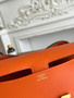 Hermès Constance bag in Orange Epsom leather H382699 - Gold - View 11