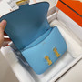 Hermes Constance Bag Blue Epsom Leather Gold H2524 - Default Title - View 5