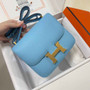 Hermes Constance Bag Blue Epsom Leather Gold H2524 - Default Title - View 2