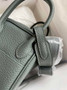Hermes Lindy Mini Bag Dark Green Togo Leather Gold Hardware H8616 - Default Title - View 5