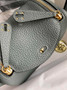 Hermes Lindy Mini Bag Dark Green Togo Leather Gold Hardware H8616 - Default Title - View 6