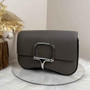 Hermès Della Cavalleria Elan Bag in Dark Gray Epsom Calfskin Silver Hardware - Default Title - View 2