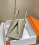 Hermes Garden Party 36 bag Light Gray Togo leather - Default Title - View 3