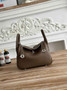 Hermes Lindy Mini Bag Togo Leather Gray Silver H68603 - Default Title - View 1
