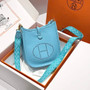 Hermes Mini Evelyne 16 Bag in Taurillon Clemence Leather H069432 - Default Title - View 1