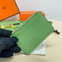 Hermes Constance Slim Wallet Green Epsom Leather Gold H082062 - Default Title - View 9