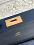 Hermès 24/24 Mini Bag Evercolor Swift Leather Navy Blue Gold - Default Title - View 8