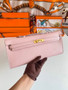 Hermès Kelly Cut Clutch 31cm Epsom Leather Light Pink Gold - Default Title - View 7