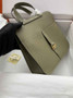 Hermes Halzan 25 Bag Green Togo Leather Gold H082168 - Default Title - View 5