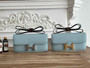 Hermès Constance bag in Light Blue Epsom leather H382681 - Gold - View 1
