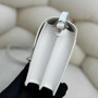 Hermès Mini Roulis Bag White Evercolor Silver Hardware H50309 - Default Title - View 7