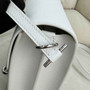 Hermès Mini Roulis Bag White Evercolor Silver Hardware H50309 - Default Title - View 4