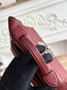 Hermès 24/24 Mini Bag Evercolor Swift Leather Wine Red Silver - Default Title - View 5