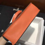 Hermes Mini Halzan 22 Bag Orange Swift Leather H082134 - Default Title - View 4