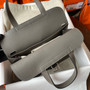 Hermes Halzan 25 Bag Togo Leather Gold H082180 - Default Title - View 7