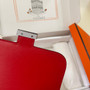Hermes Constance Bag 19 Red Epsom Leather Silver H083901 - Default Title - View 9
