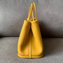 Hermes Garden Party 30 bag Negonda calfskin Yellow - Default Title - View 7