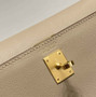 Hermès Kelly Danse II apricot gray Evercolor leather with gold - Default Title - View 5