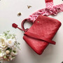 Louis Vuitton M41048 Montaigne MM Monogram Empreinte Leather Red