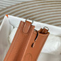 Hermes Evelyne III 17 Tan Togo Leather Bag Silver H5625 - Default Title - View 4