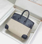 Hermès Birkin Bag 25cm Black Swift Leather Canvas Gold Hardware - Default Title - View 4