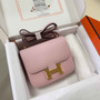Hermes Constance Bag 19 Light Pink Epsom Leather Gold H083927 - Default Title - View 3