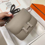 Hermes Constance Bag Epsom Gray Leather Silver H2555 - Default Title - View 2