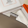 Hermes Constance Bag Epsom Gray Leather Silver H2555 - Default Title - View 7