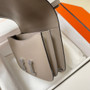 Hermes Constance Bag Epsom Gray Leather Silver H2555 - Default Title - View 5
